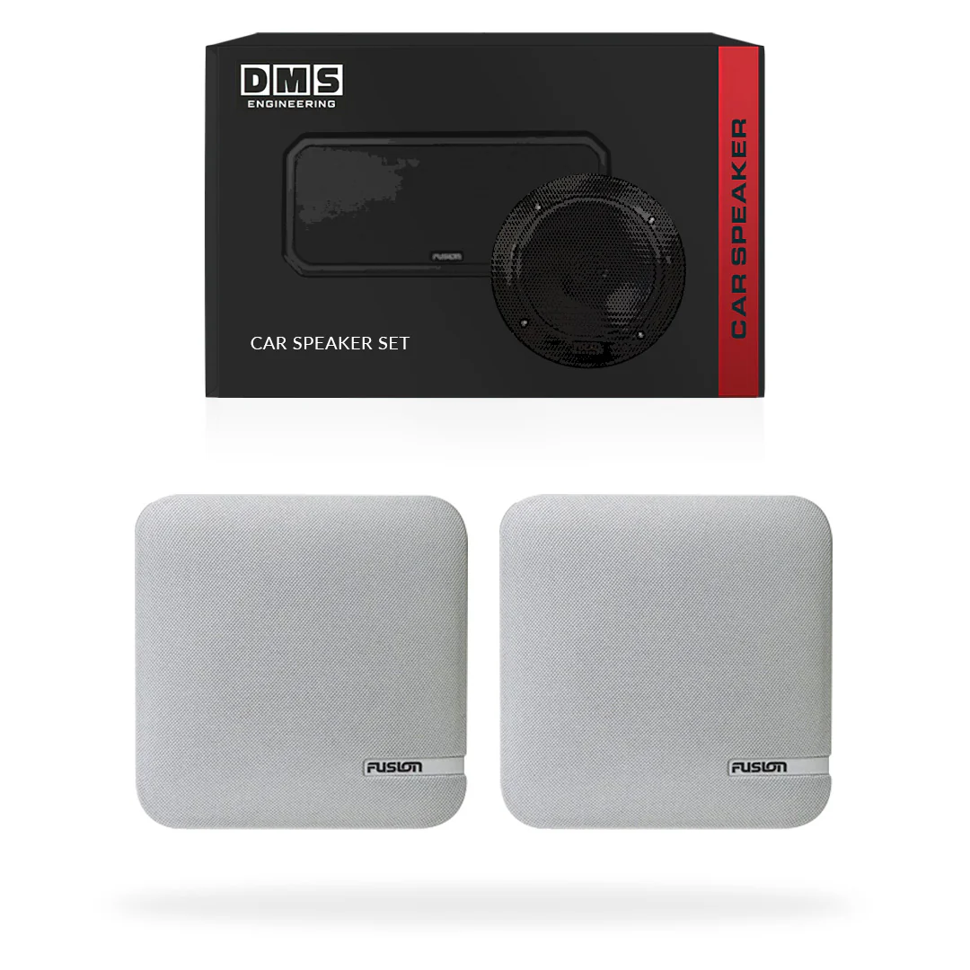 6.5" Round & Square / 4" Rectangular Shallow Mount Car Speakers Set - Image 3
