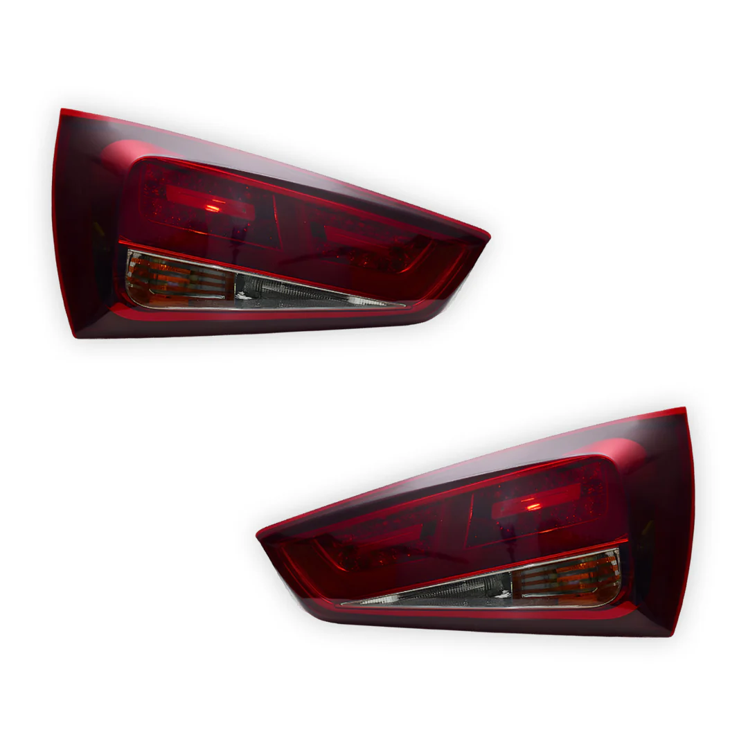 Audi A1 8X (2010 - 2014) Smoke Red 3D LED Stripe Bar Tail Lights LH + RH - Image 6