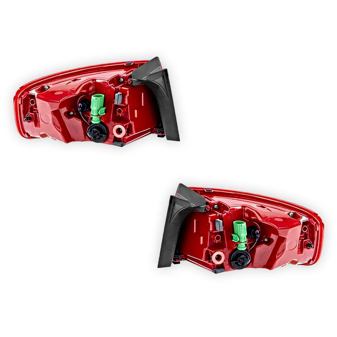 Audi A4 B8 (2007 - 2015) Genuine Red / White LED Tail Lights LH + RH - Image 3