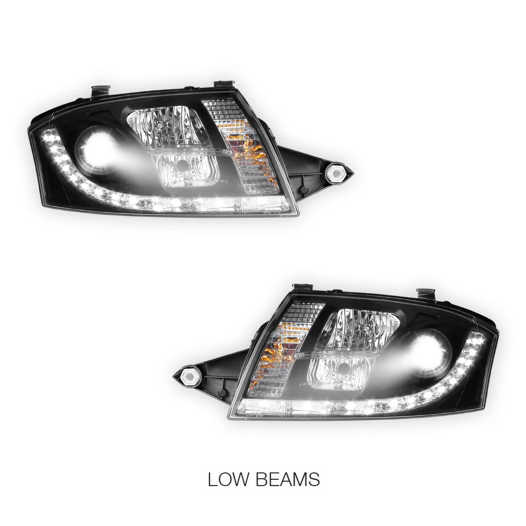 Audi TT 8N (1999 - 2005) LED DRL Projector Headlights LH + RH - Image 4