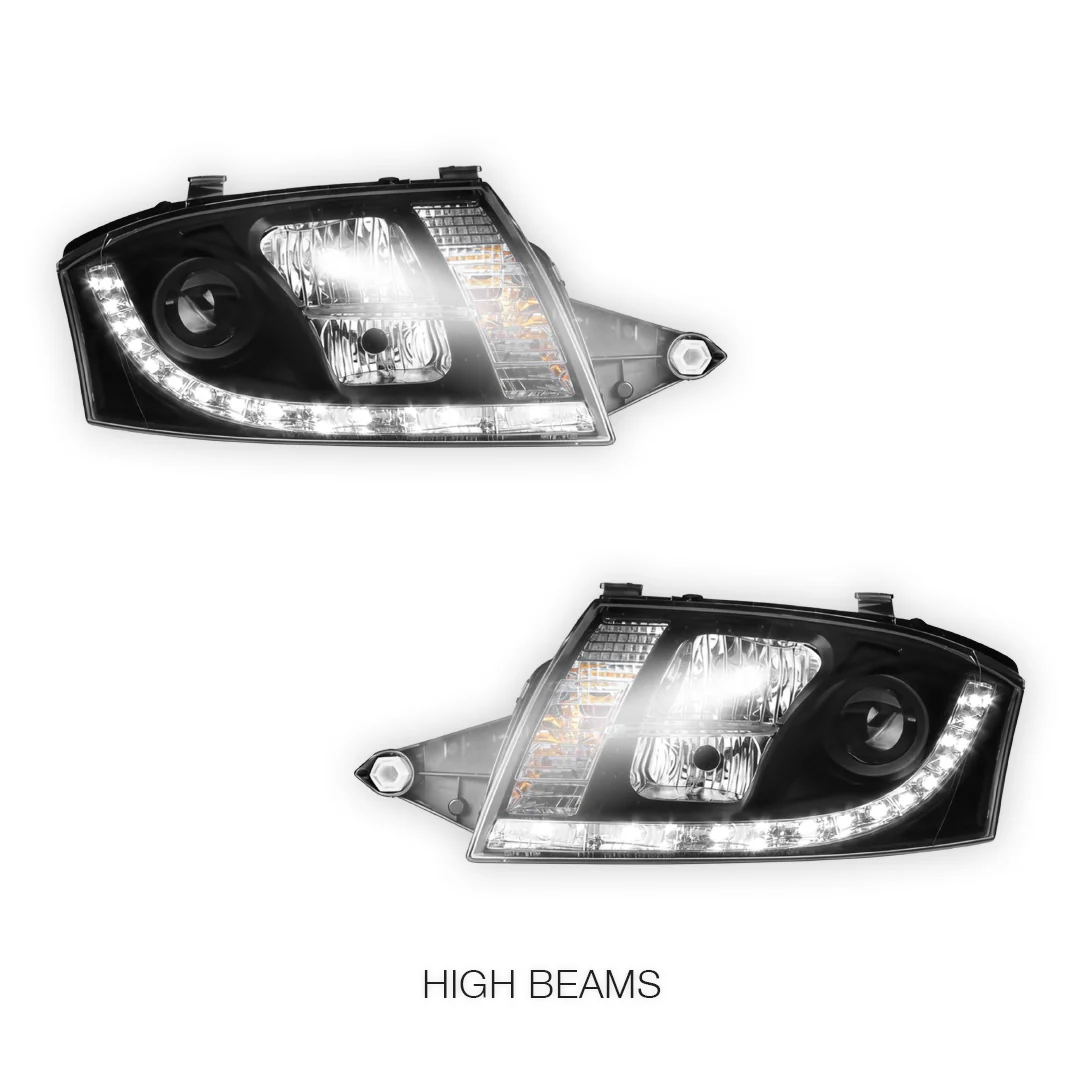 Audi TT 8N (1999 - 2005) LED DRL Projector Headlights LH + RH - Image 5