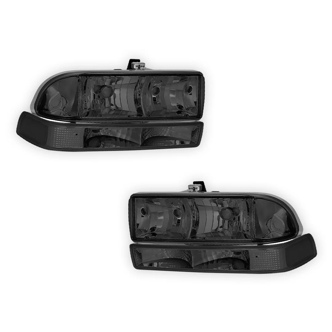 Chevrolet S10 LS / LT / ZR2 (1998 - 2004) Replacement Headlights and Bumper Lights LH + RH - Image 14
