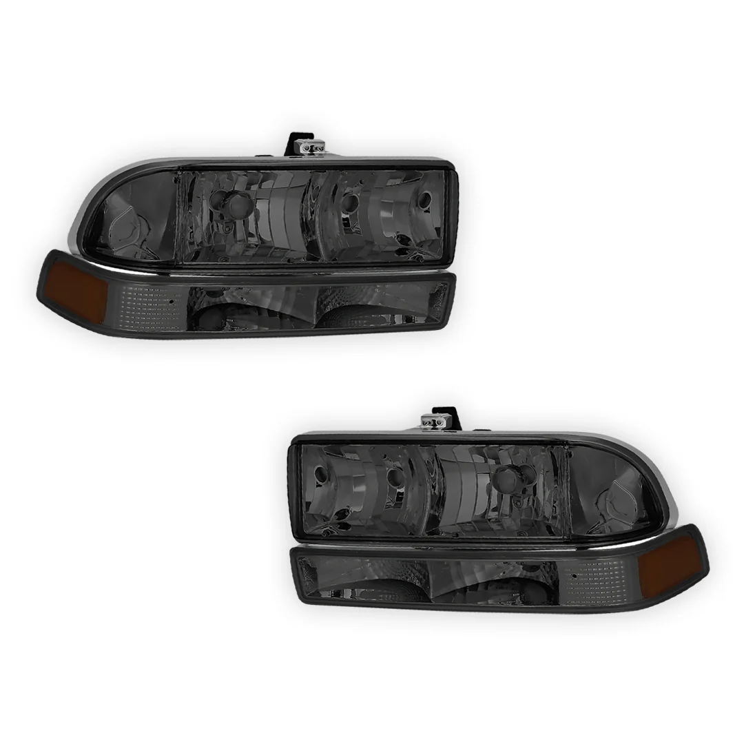 Chevrolet S10 LS / LT / ZR2 (1998 - 2004) Replacement Headlights and Bumper Lights LH + RH - Image 17