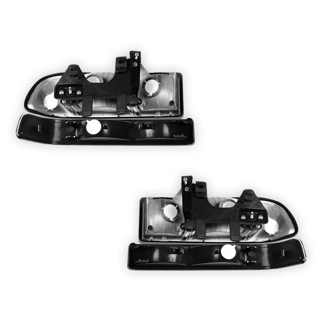 Chevrolet S10 LS / LT / ZR2 (1998 - 2004) Replacement Headlights and Bumper Lights LH + RH - Image 6