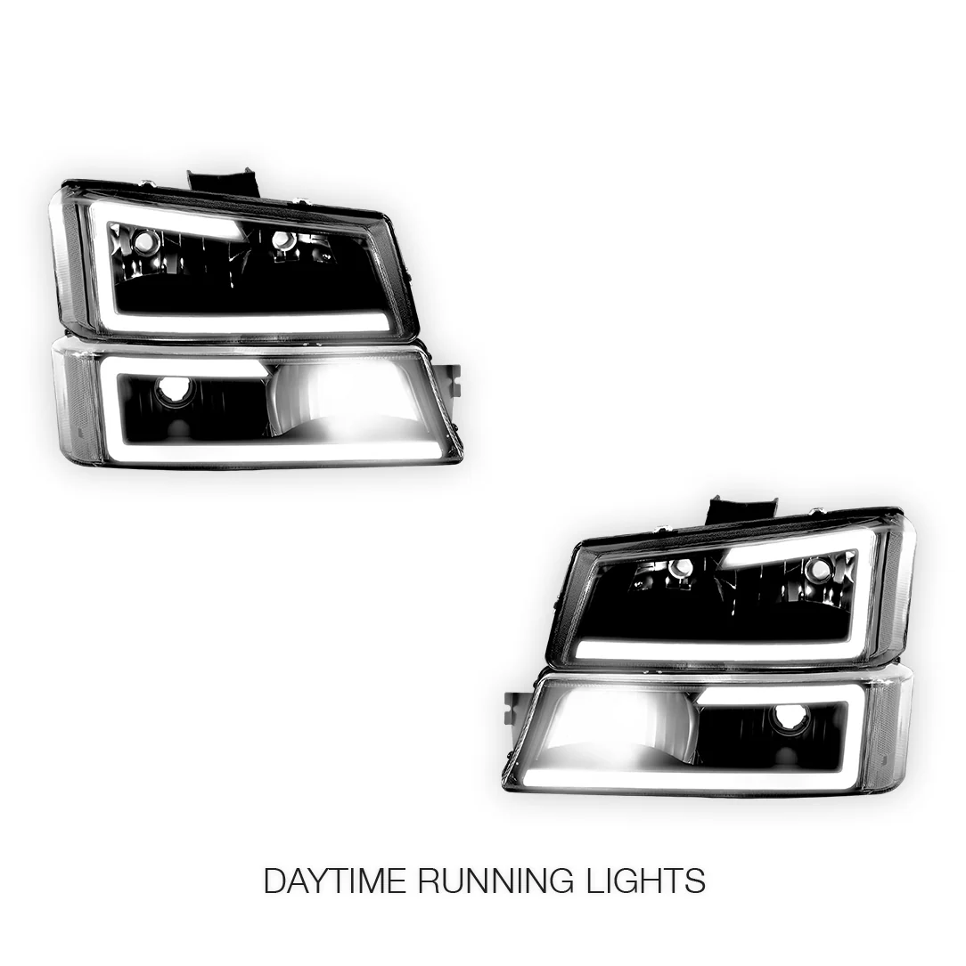 Chevrolet Silverado 3500 HD Classic LS / LT (2007) LED DRL Bar Headlights LH + RH - Image 20