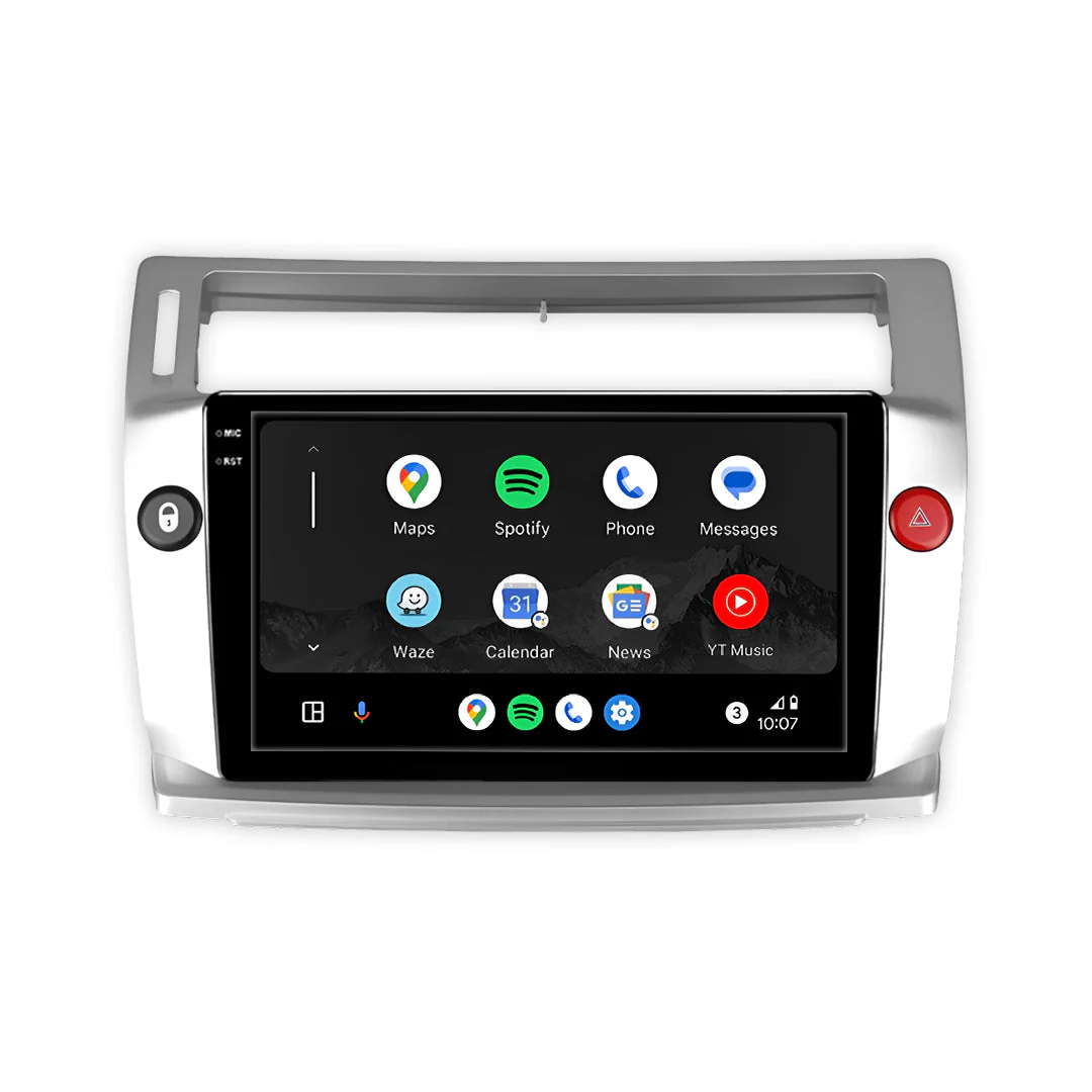 Citroen C4 B7 C-Triomphe / C-Quantre (2004 - 2014) 9" Wireless Android 16 Car Stereo for Apple CarPlay / Android Auto - Image 3