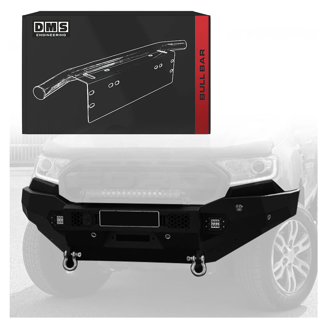 DMS Ford Everest UA (2015 - 2022) No Hoop Steel Bull Bar ADR Compliant