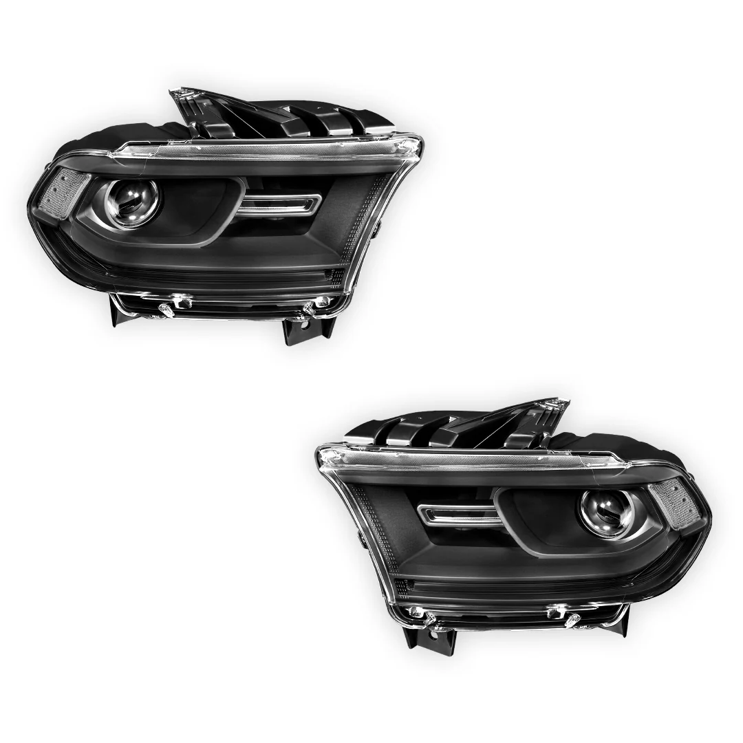 Dodge Durango (2014 - 2020) Replacement Projector Headlights LH + RH - Image 2