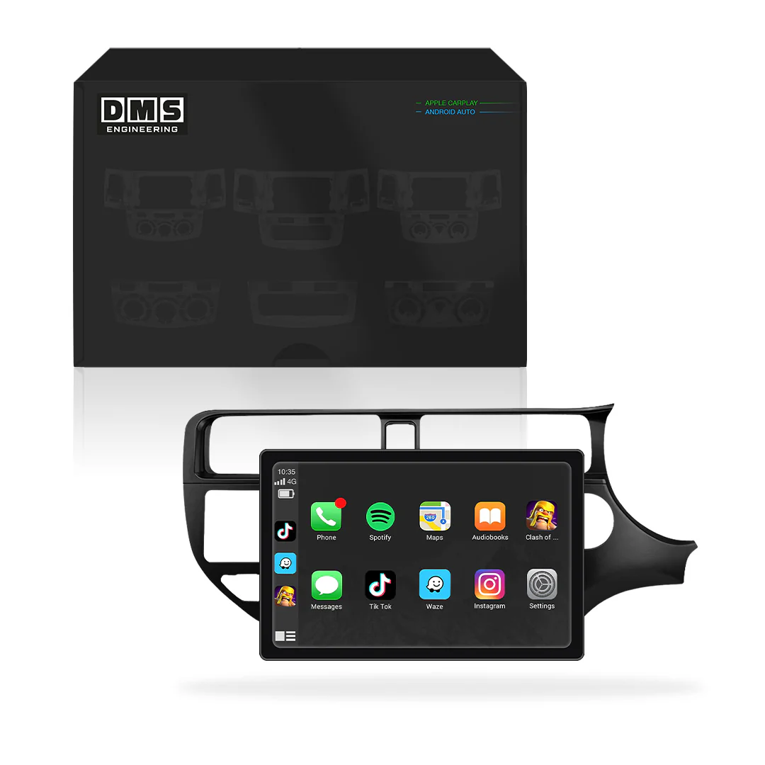 Kia Rio UB (2012 - 2014) 9" 13.3" Wireless Android 16 Head Unit for Apple CarPlay / Android Auto Horizontal Hazard Light Button - Image 4