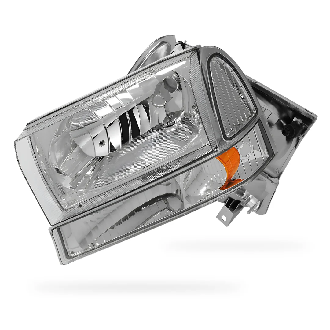 Ford Excursion (2000 - 2004) Replacement Headlights and Bumper Lights LH + RH - Image 10