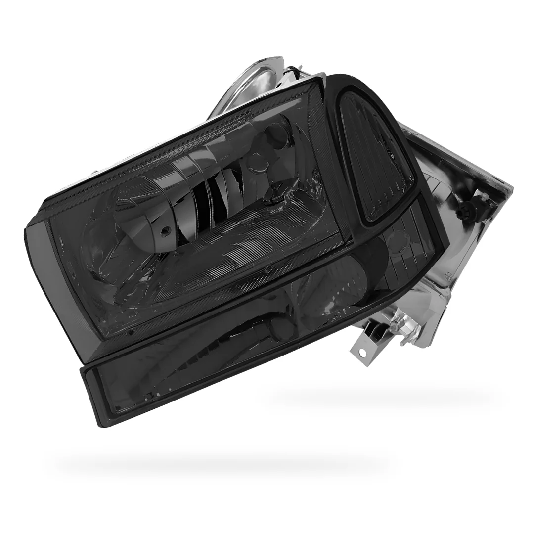 Ford Excursion (2000 - 2004) Replacement Headlights and Bumper Lights LH + RH - Image 13
