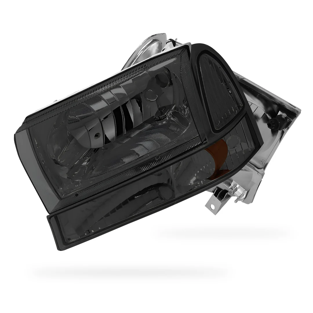 Ford Excursion (2000 - 2004) Replacement Headlights and Bumper Lights LH + RH - Image 16