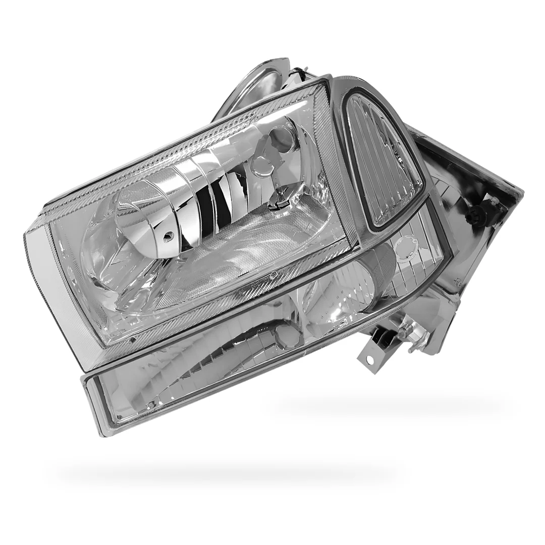 Ford Excursion (2000 - 2004) Replacement Headlights and Bumper Lights LH + RH - Image 7