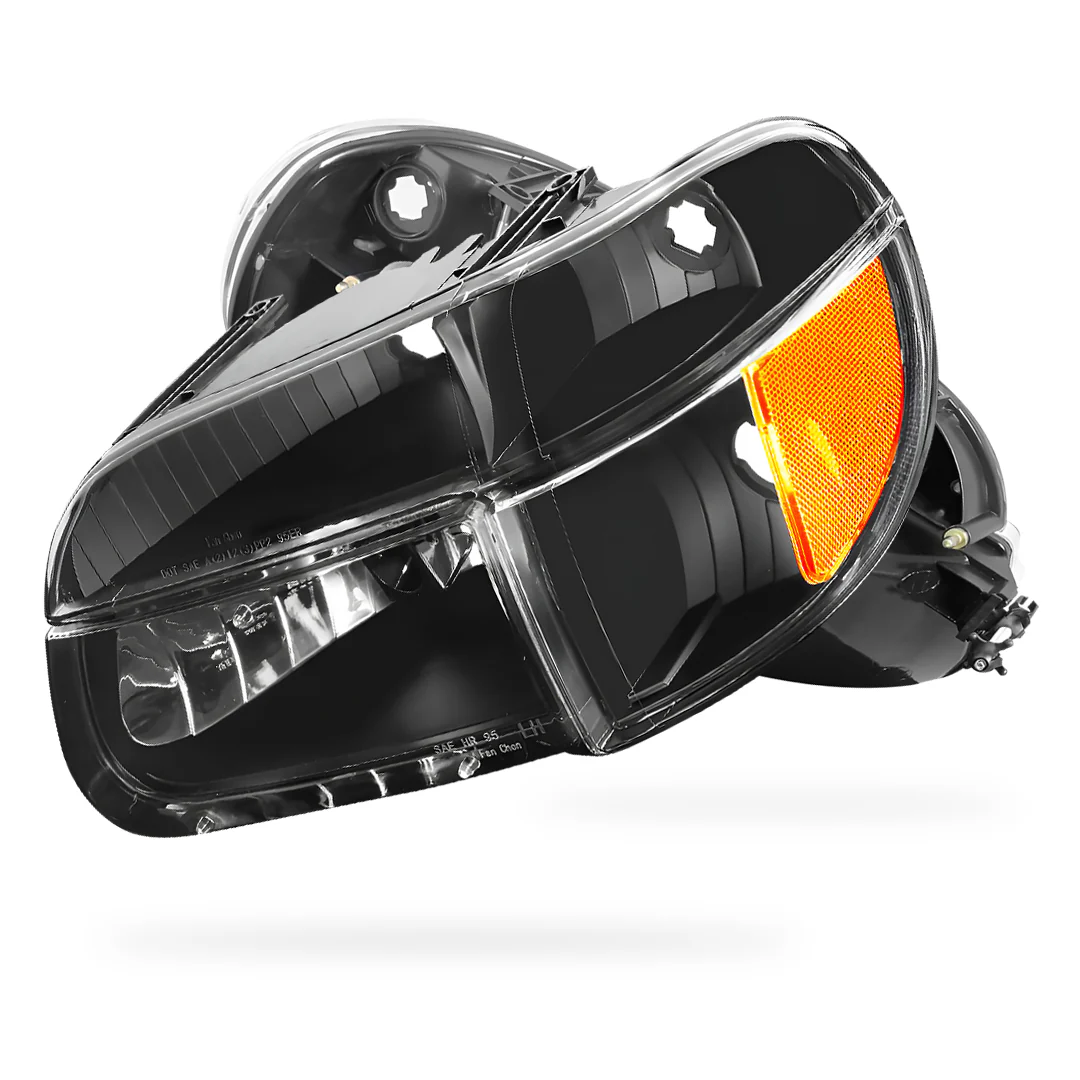 Ford Explorer (1995 - 2001) Replacement Headlights LH + RH - Image 4