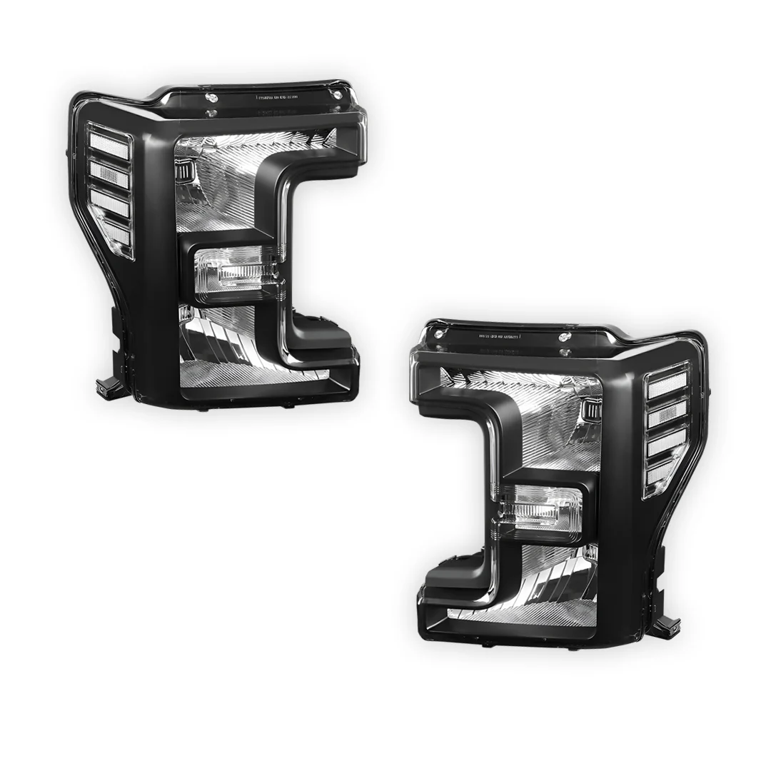 Ford F-250 Super Duty (2017 - 2019) Replacement Headlights LH + RH - Image 2