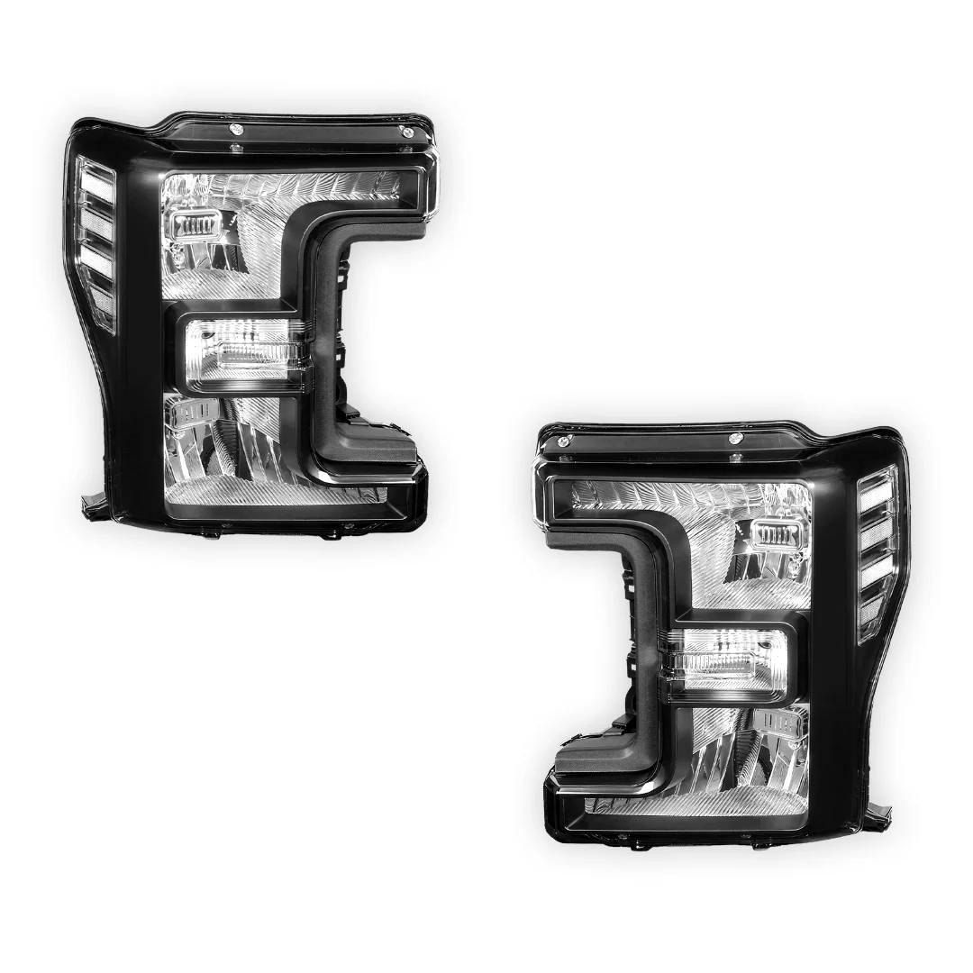Ford F-450 Super Duty (2017 - 2019) Replacement Headlights LH + RH - Image 2