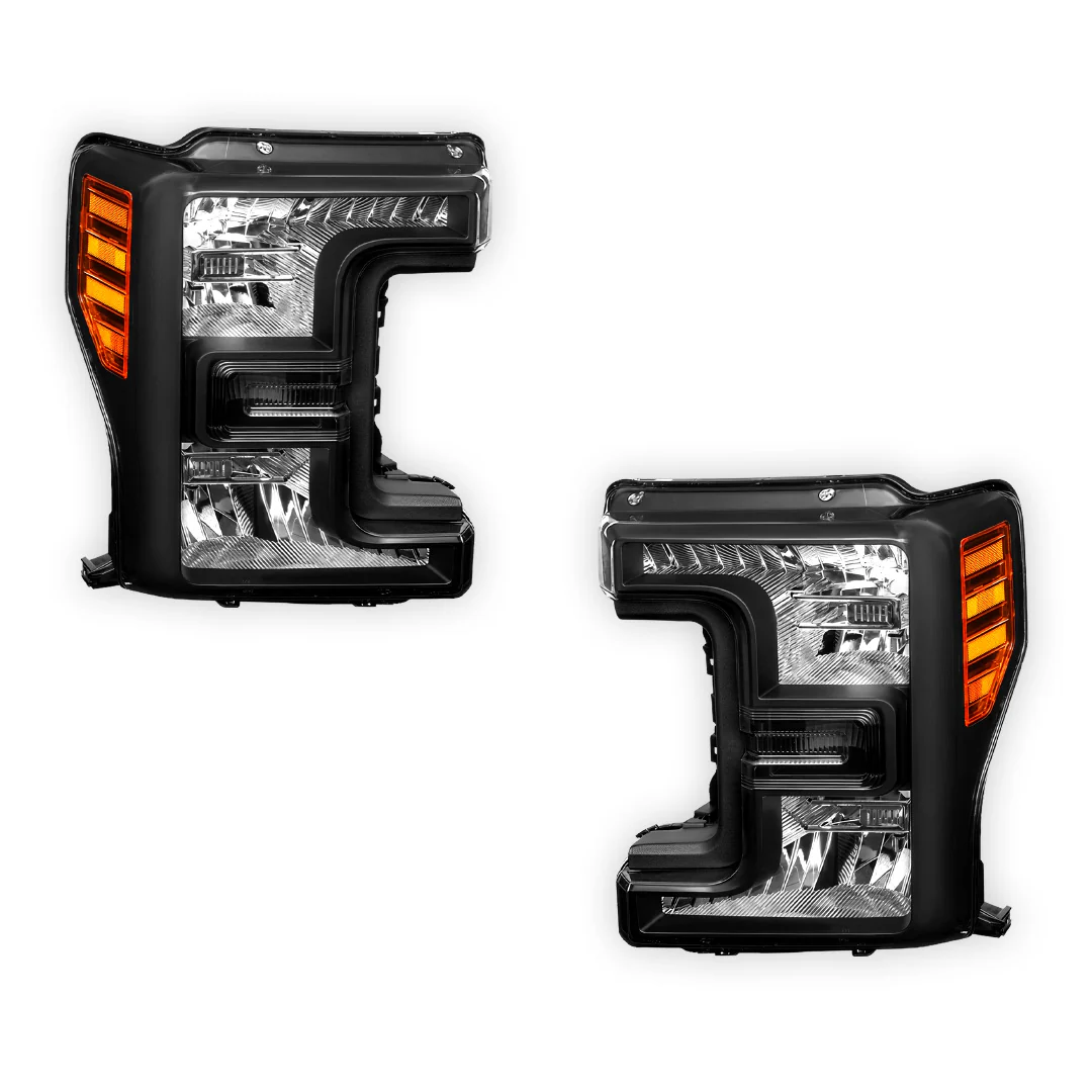 Ford F-450 Super Duty (2017 - 2019) Replacement Headlights LH + RH - Image 5