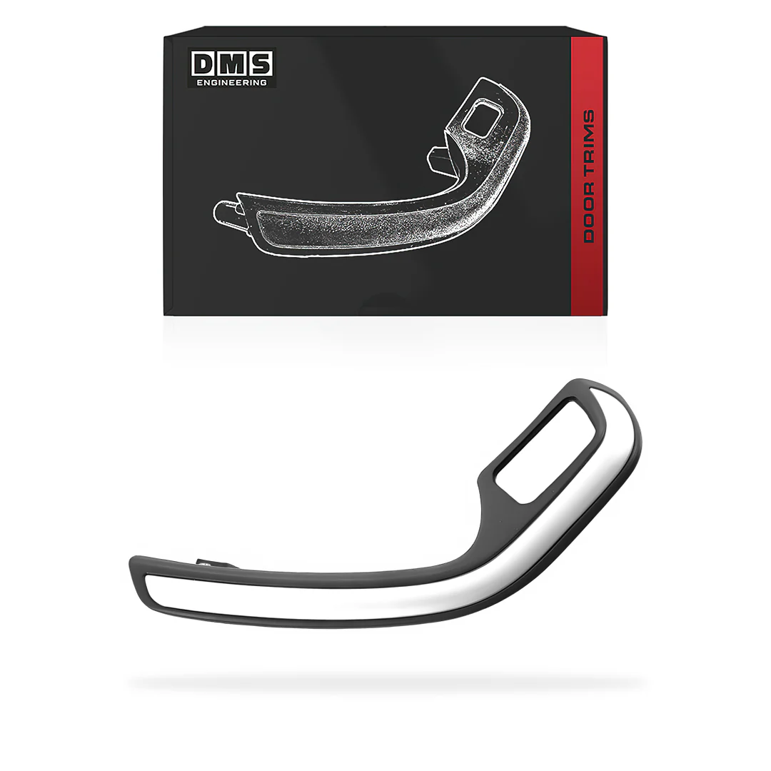 Ford Falcon BA / BF Series 1 & 2 (2002–2008) Front Silver/Black Door Trim Handles LH + RH