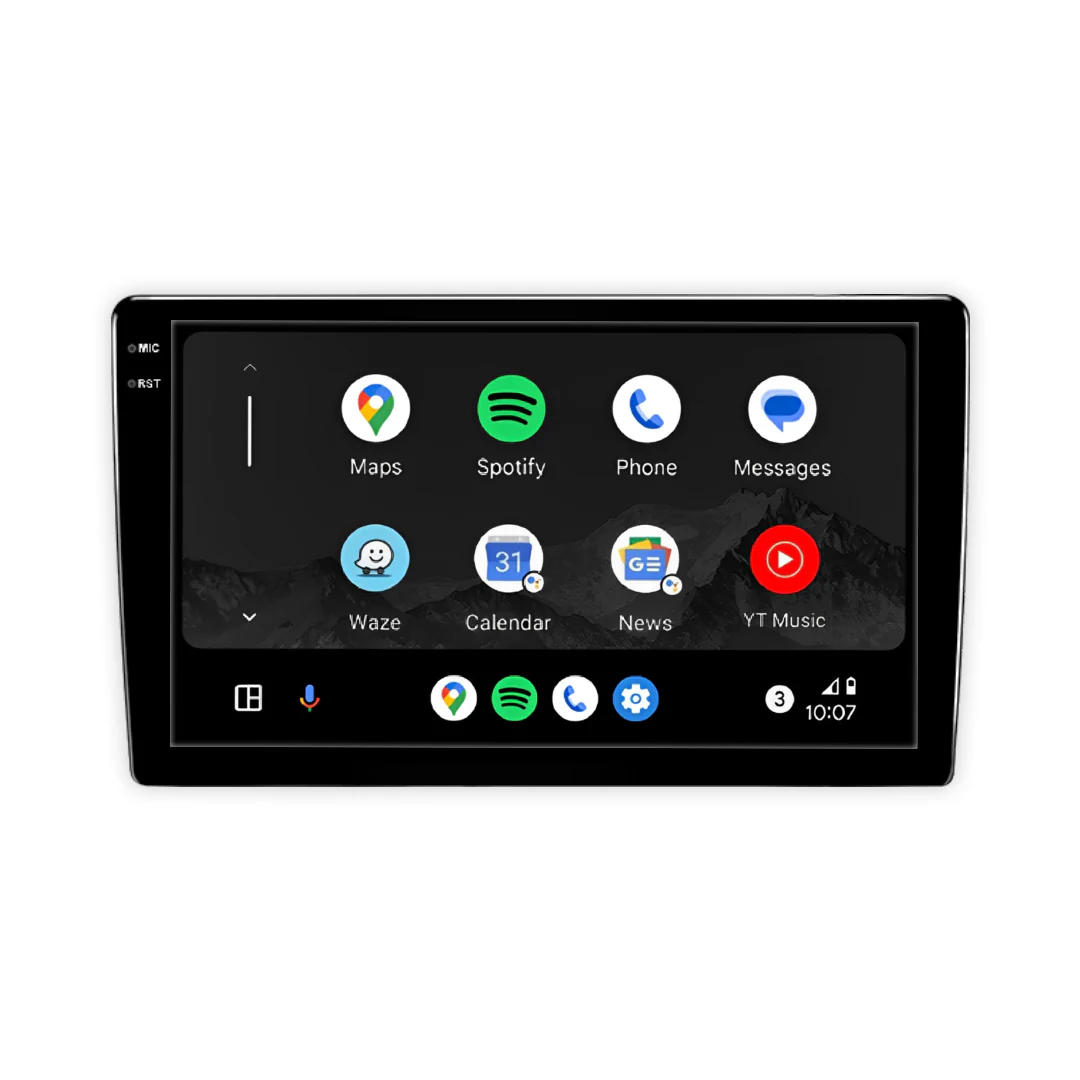 Ford Falcon XK / XL / XM / XP / XR / XT (1960 - 1969) 10.1" Single DIN Wireless Android 16 Head Unit for Apple CarPlay / Android Auto - Image 3
