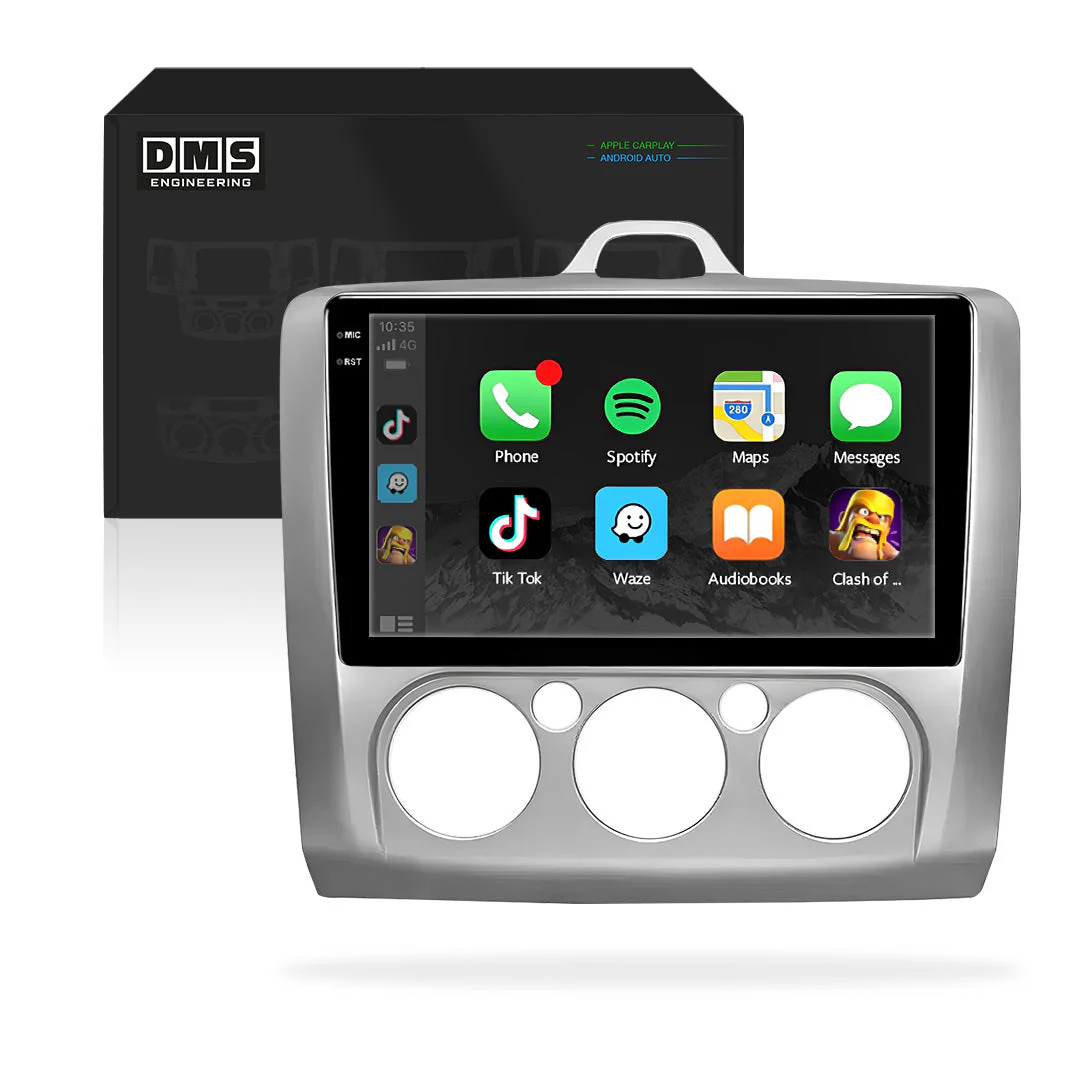 Ford Focus LV (2009 - 2011) 9" Wireless Android 16 Car Stereo for Apple CarPlay / Android Auto