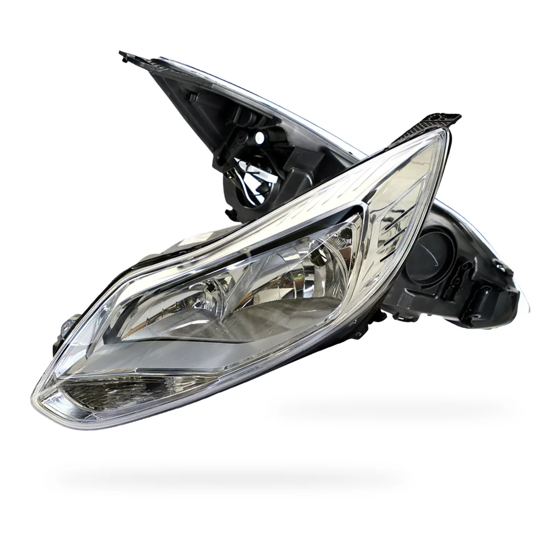 Ford Focus LW (2011 - 2012) Chrome OEM Style Headlights LH + RH