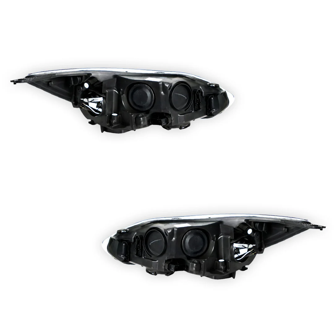 Ford Focus LW (2011 - 2012) Chrome OEM Style Headlights LH + RH - Image 3
