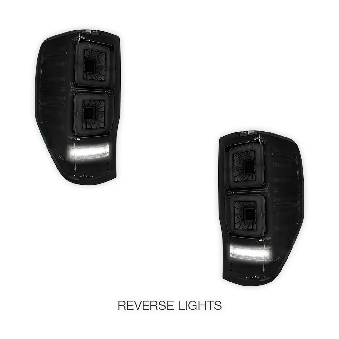 Ford Ranger PX MK1 / MK2 / MK3 (2012 - 2021) Smoked Block-Style LED Tail Lights LH + RH - Image 5