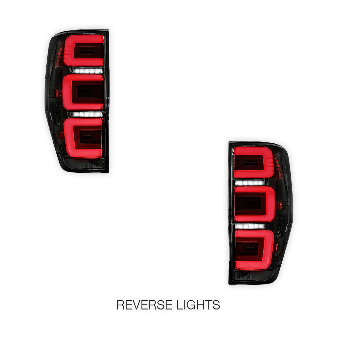 Ford Ranger PX MK1 / MK2 / MK3 (2012 - 2021) Smoked Triple-Eye Style LED Tail Lights LH + RH - Image 3