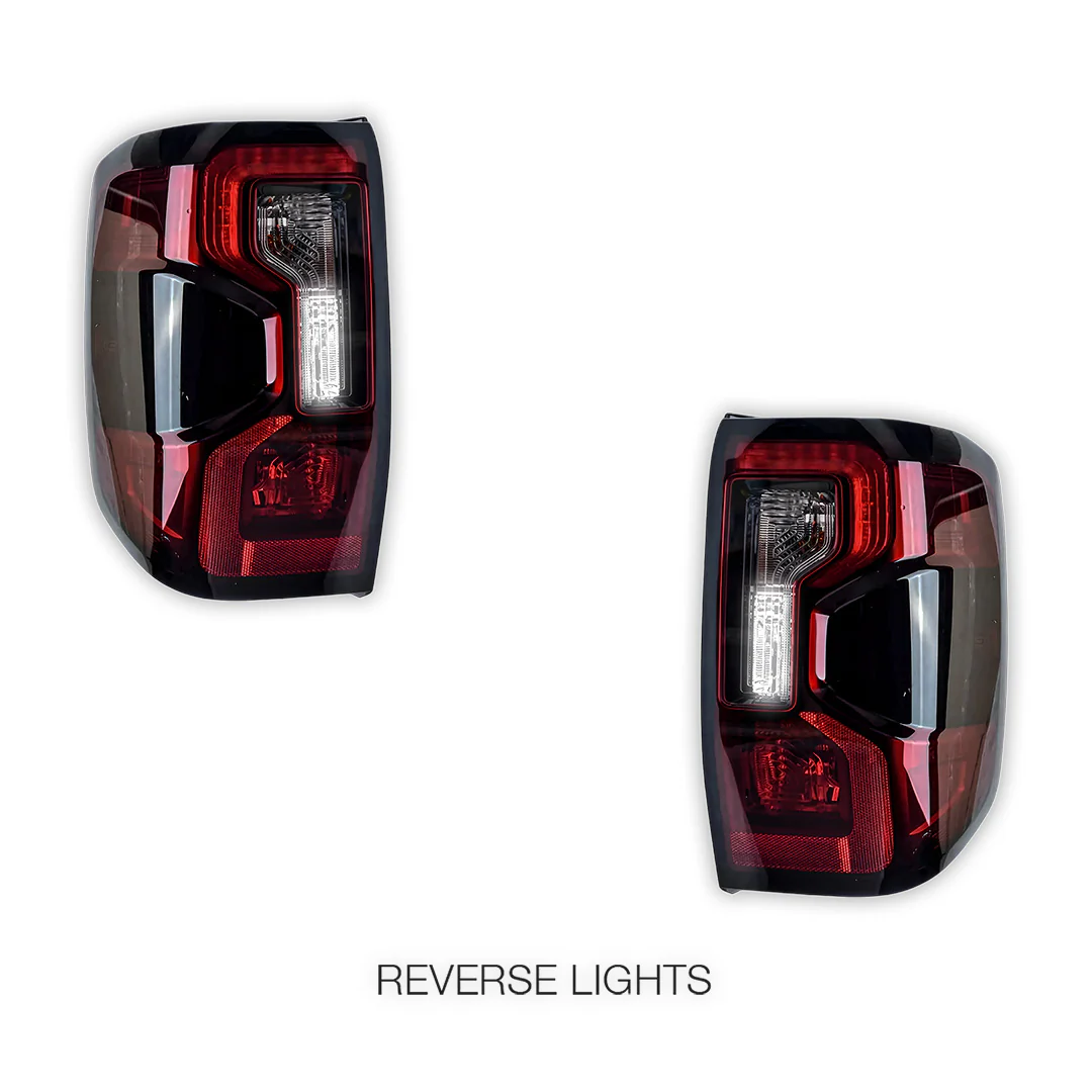 Ford Ranger T9 PY (2022 - 2023) Smoked LED Tail Lights LH + RH - Image 3