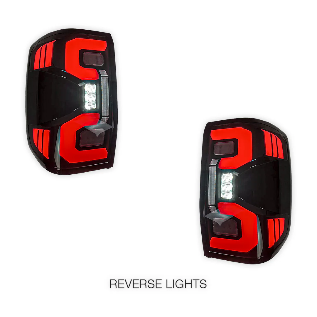 Ford Ranger T9 PY (2022 - 2024) Smoked LED Tail Lights LH + RH - Image 3