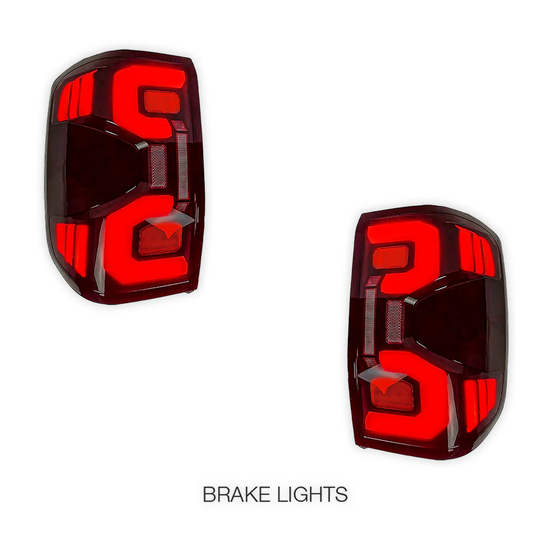 Ford Ranger T9 PY (2022 - 2024) Smoked LED Tail Lights LH + RH - Image 4