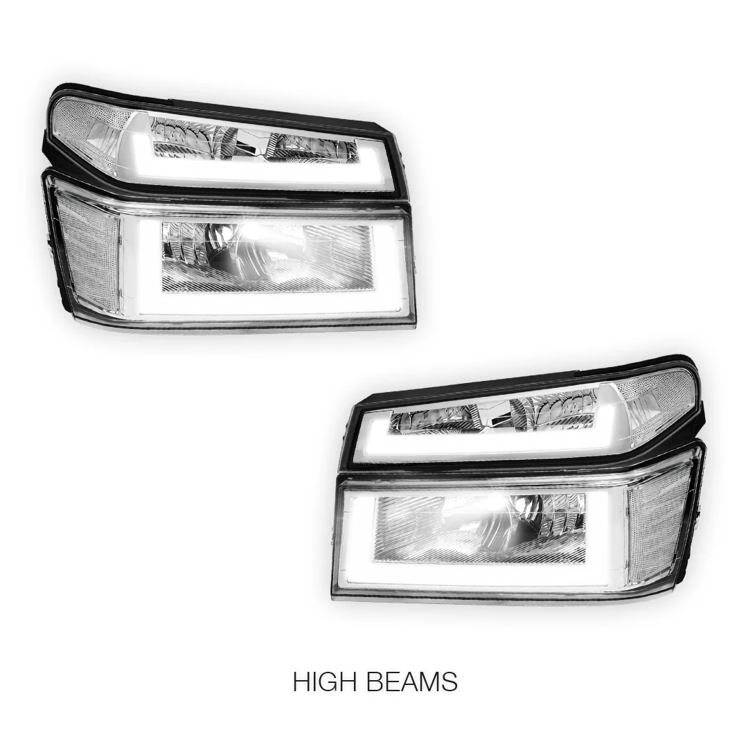 GMC Canyon SL / SLE / SLT (2004 - 2012) LED DRL Headlights LH + RH - Image 11