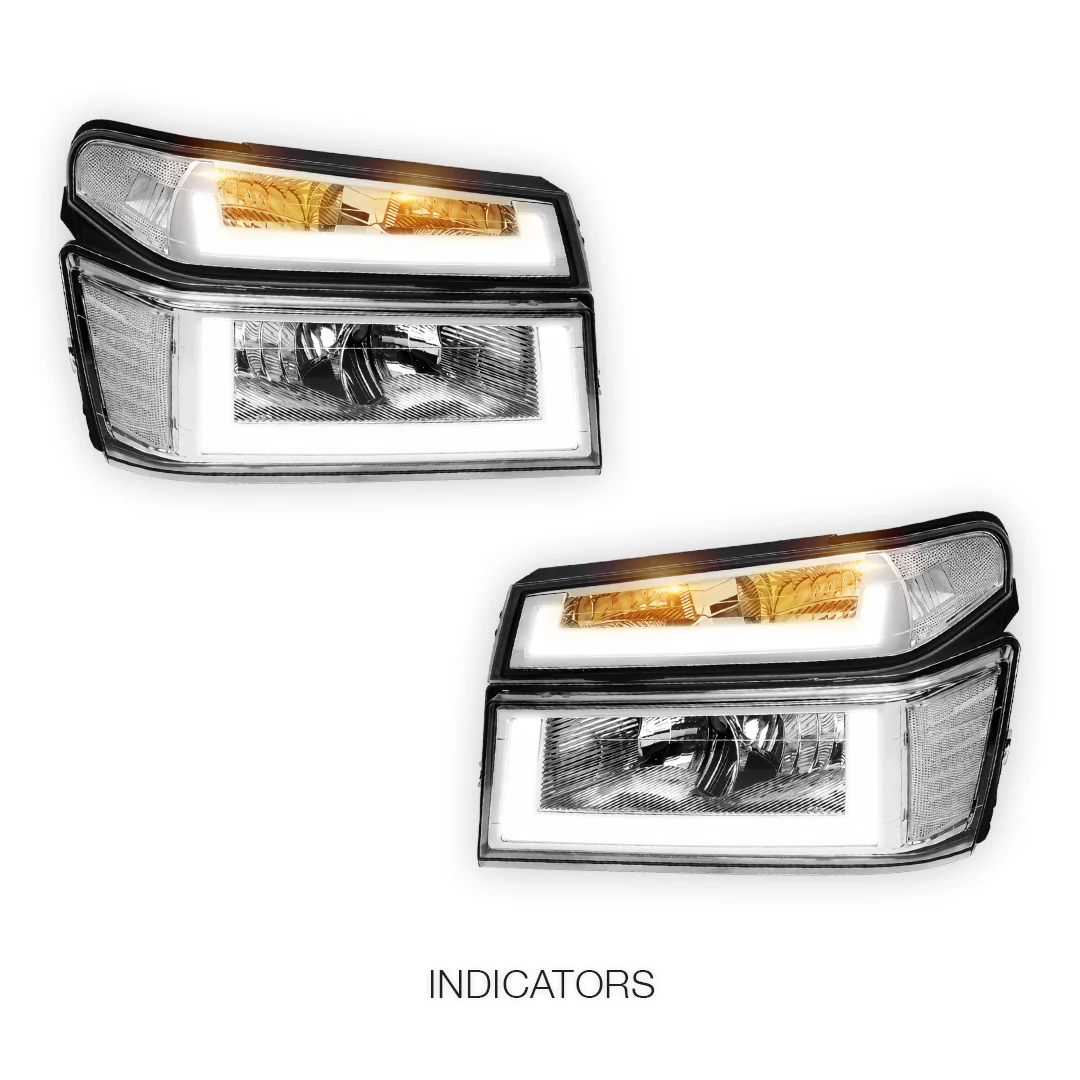 GMC Canyon SL / SLE / SLT (2004 - 2012) LED DRL Headlights LH + RH - Image 9