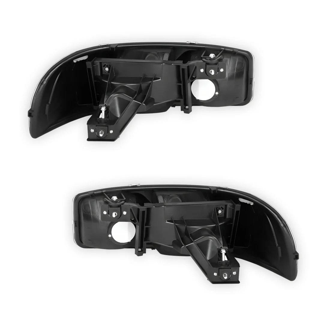 GMC Sierra 1500 C3 / SLE / SLT (1999 - 2007) Replacement Headlights LH + RH - Image 3