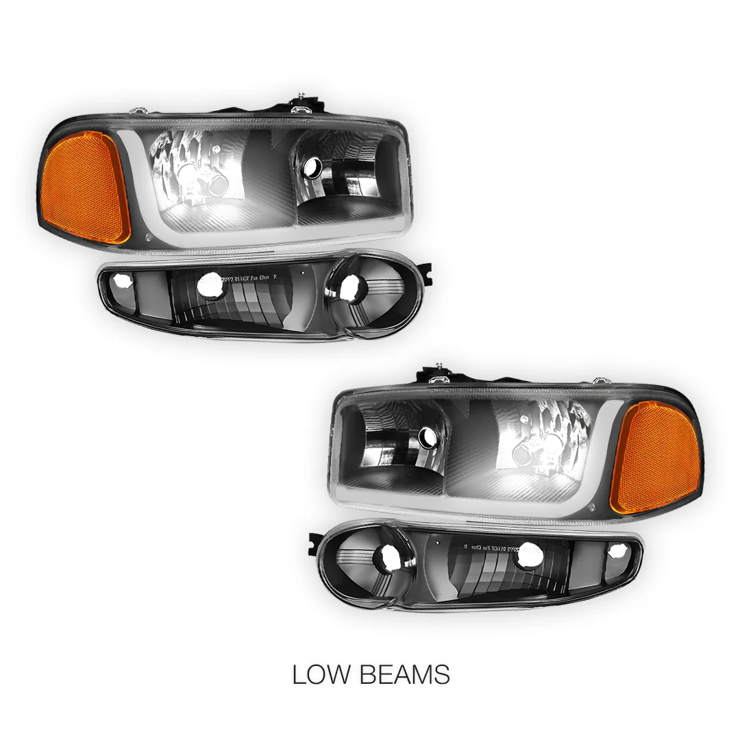 GMC Sierra 1500 Classic (2007) LED DRL Headlights LH + RH - Image 5