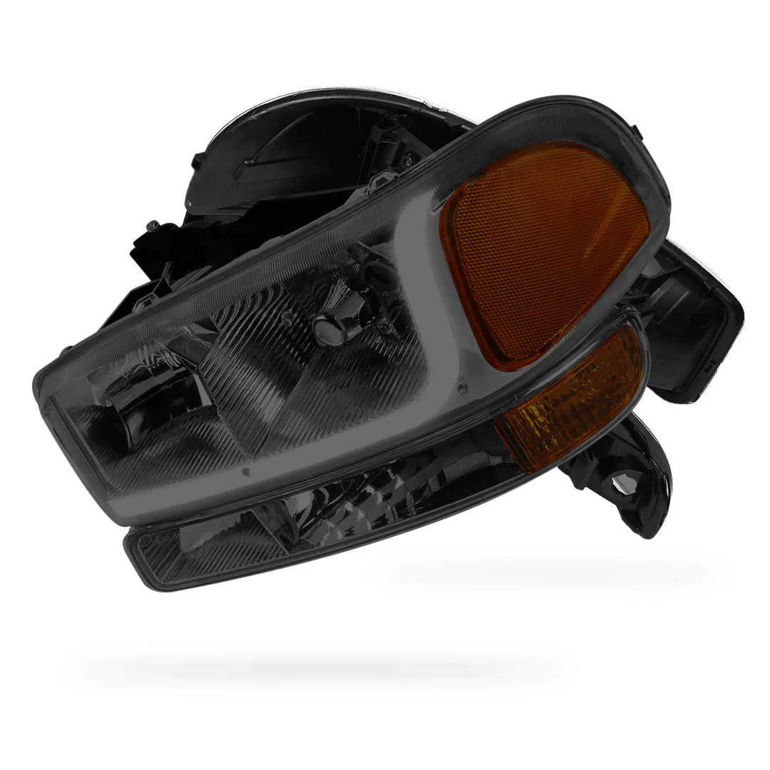 GMC Sierra 1500 SLE / SLE2 / SLT (1999 - 2007) LED DRL Headlights LH + RH - Image 25