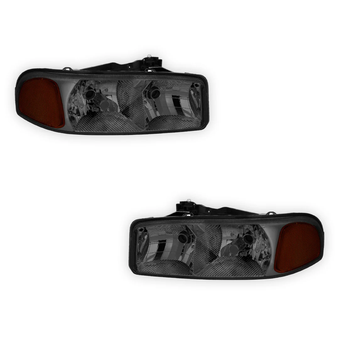 GMC Sierra 2500 HD SLE / SLT (2001 - 2007) Replacement Headlights LH + RH - Image 11
