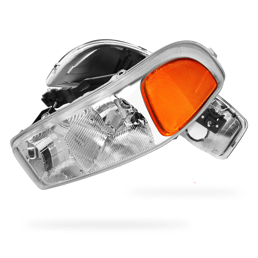 GMC Sierra 3500 SLE / SLT (2001 - 2007) Replacement Headlights LH + RH - Image 7