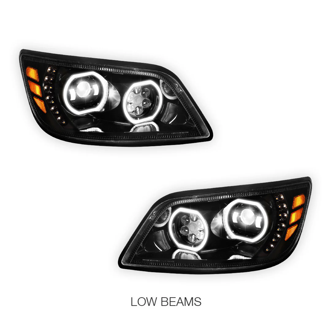 Hino 165 (2006 - 2010) LED Sequential Signal Projector Headlights LH + RH - Image 4