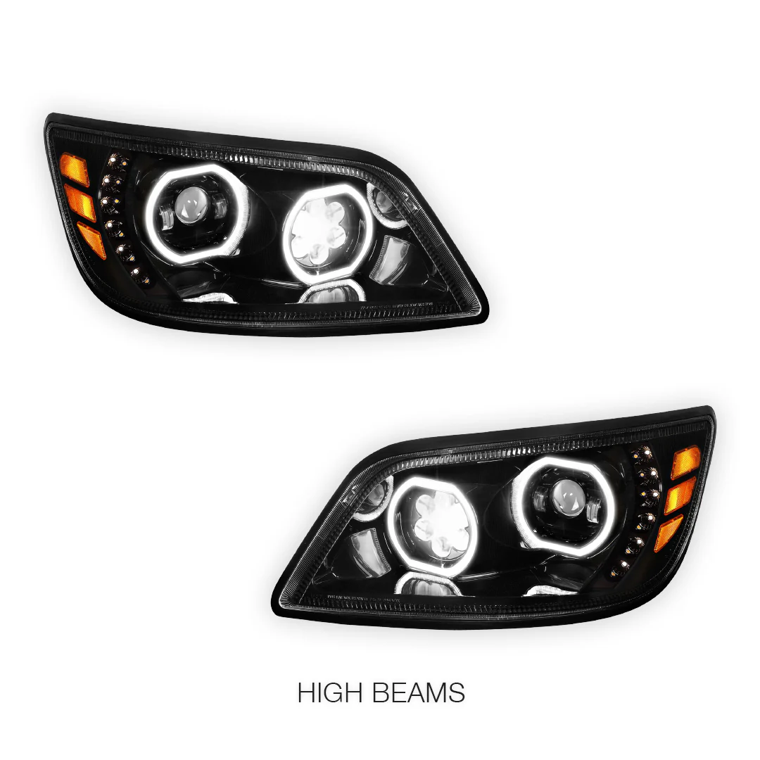 Hino 165 (2006 - 2010) LED Sequential Signal Projector Headlights LH + RH - Image 5