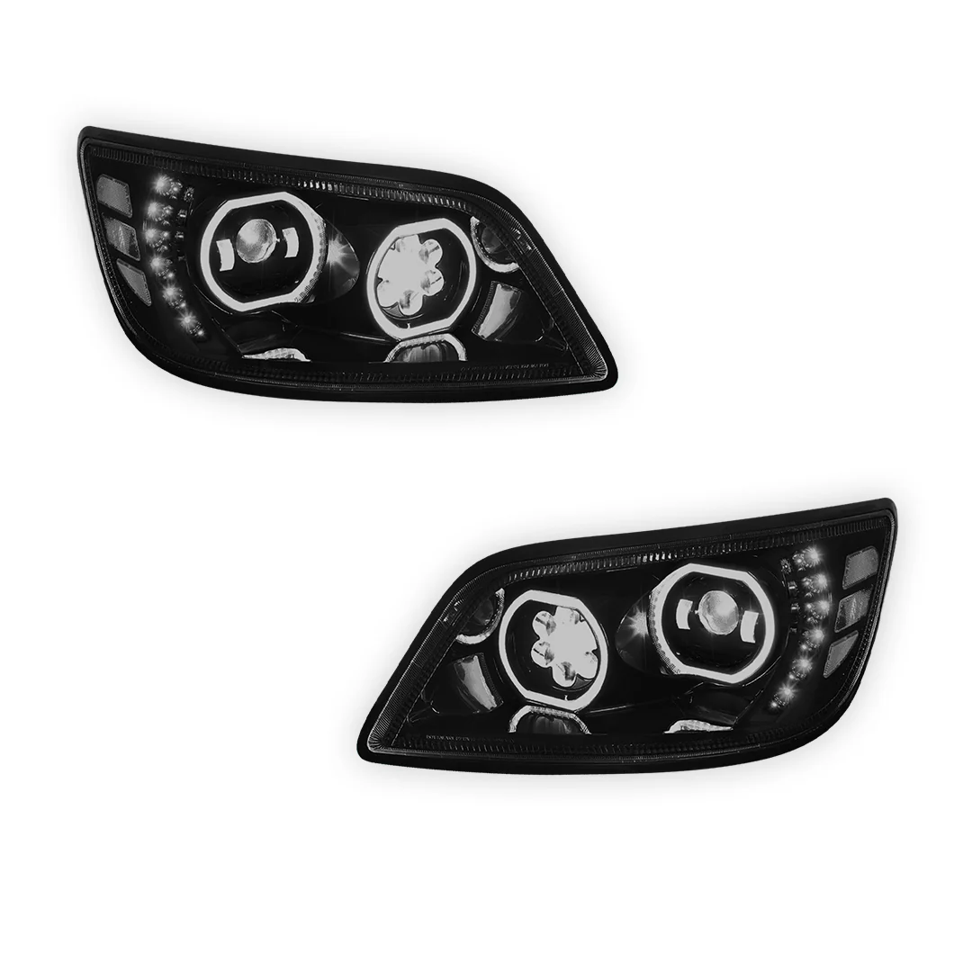 Hino 238 (2006 - 2014) LED Sequential Signal Projector Headlights LH + RH - Image 6