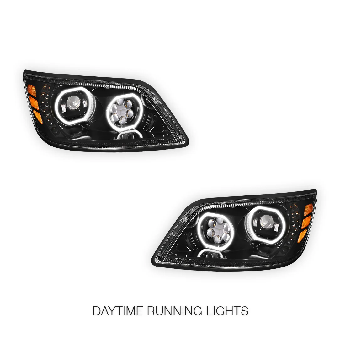 Hino 338 (2006 - 2017) LED Sequential Signal Projector Headlights LH + RH - Image 2