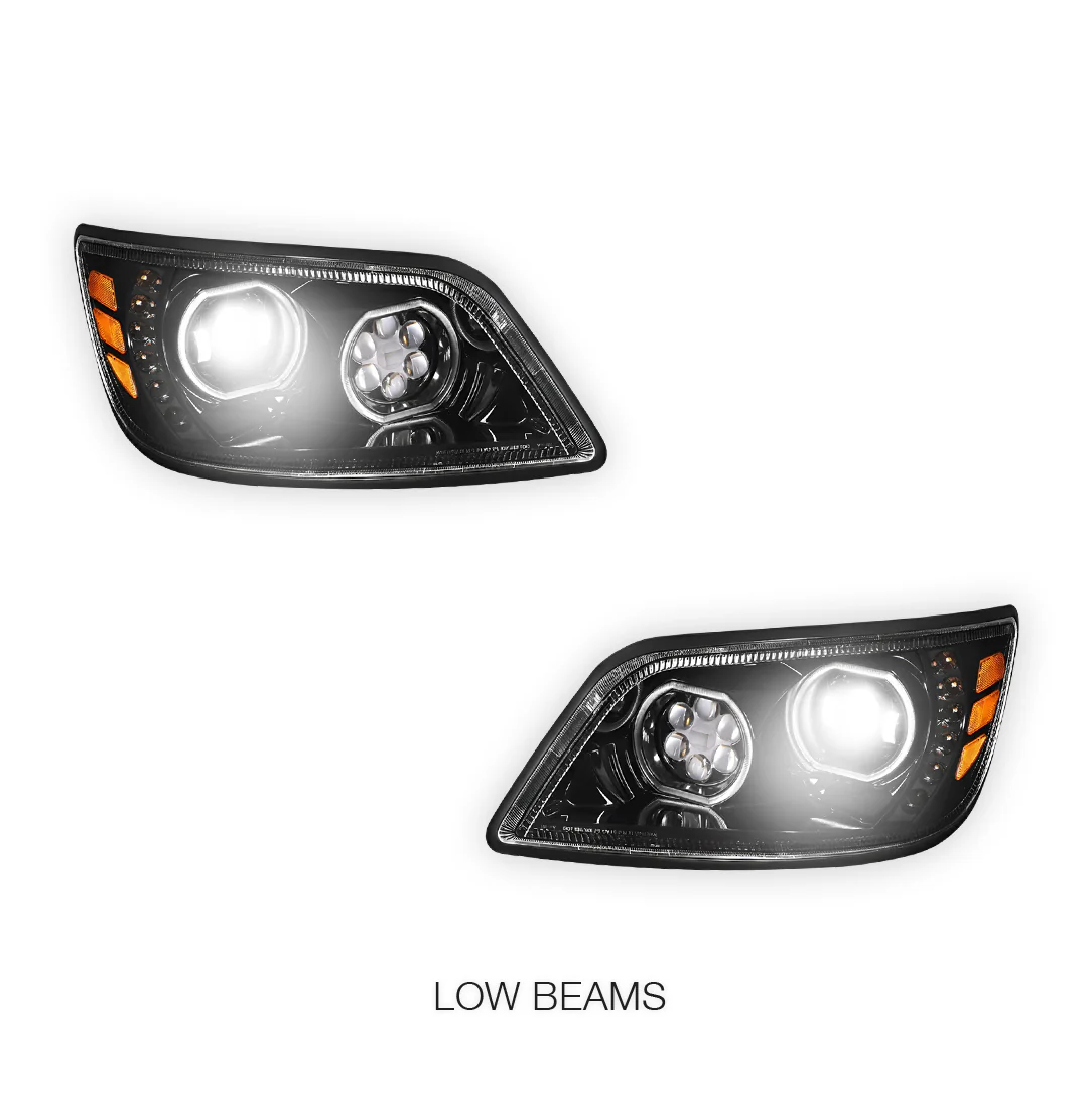Hino 338 (2006 - 2017) LED Sequential Signal Projector Headlights LH + RH - Image 4