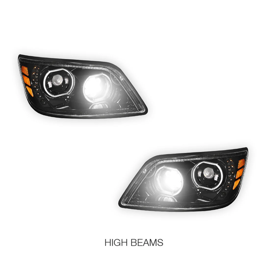 Hino 338 (2006 - 2017) LED Sequential Signal Projector Headlights LH + RH - Image 5