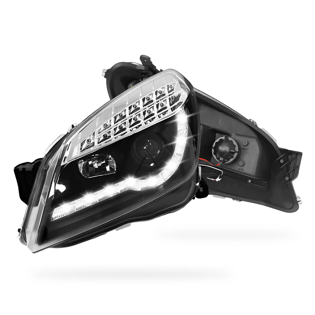 Holden Astra AH (2004 - 2012) LED DRL Projector Headlights LH + RH