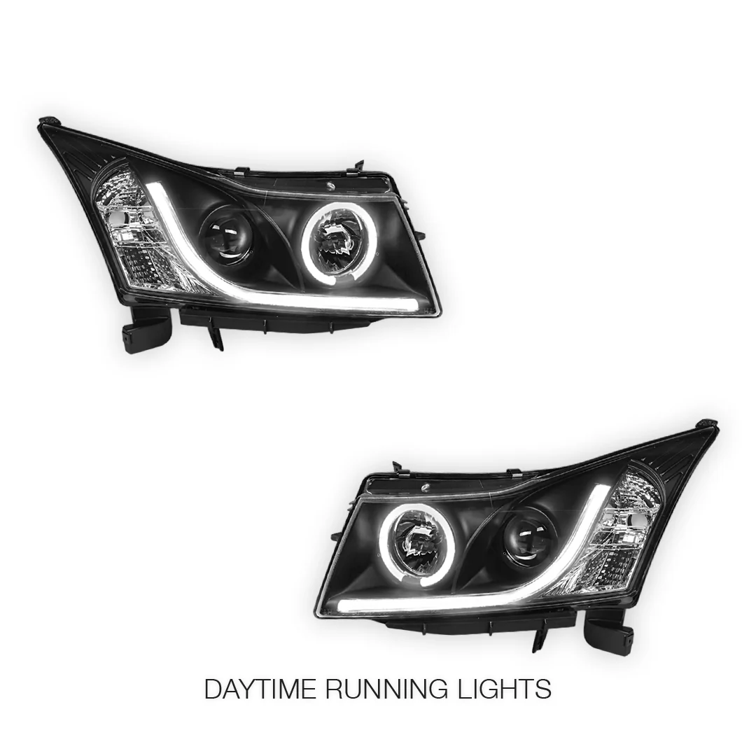 Holden Cruze JG (2009 - 2011) 3D DRL Projector Headlights LH + RH - Image 2