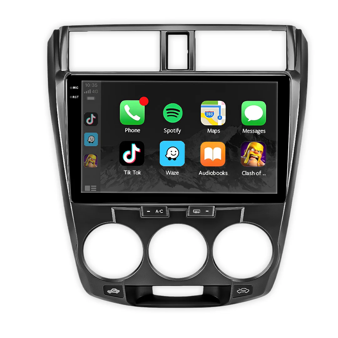 Honda City (2008 - 2014) 9" Wireless Android 13 Android Player for Apple CarPlay / Android Auto - Image 2
