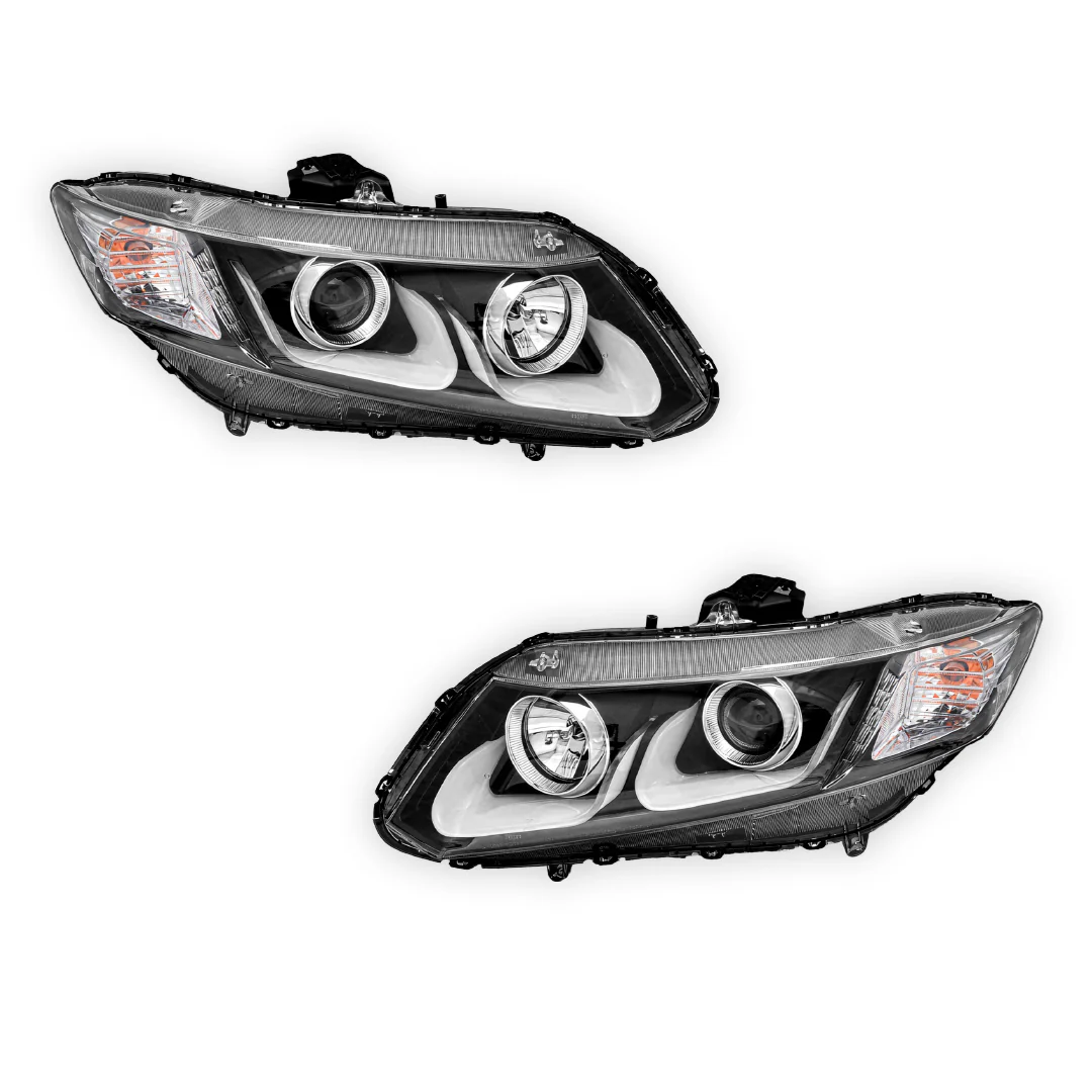 Honda Civic FB (2012 - 2016) 3D DRL Projector Headlights LH + RH - Image 12