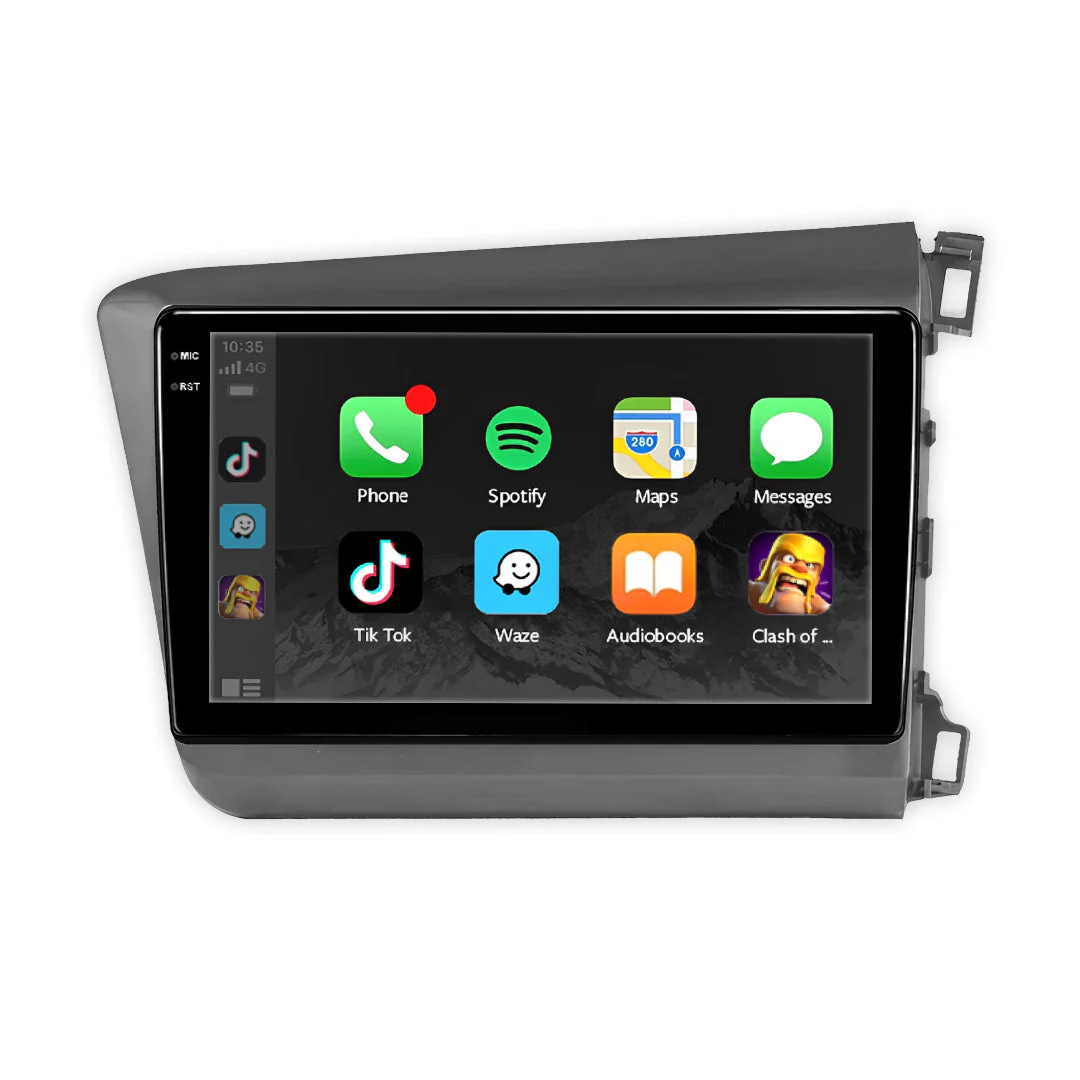 Honda Civic FB Sedan (2012 - 2015) 9" 13.3" Wireless Android 16 Head Unit for Apple CarPlay / Android Auto - Image 2