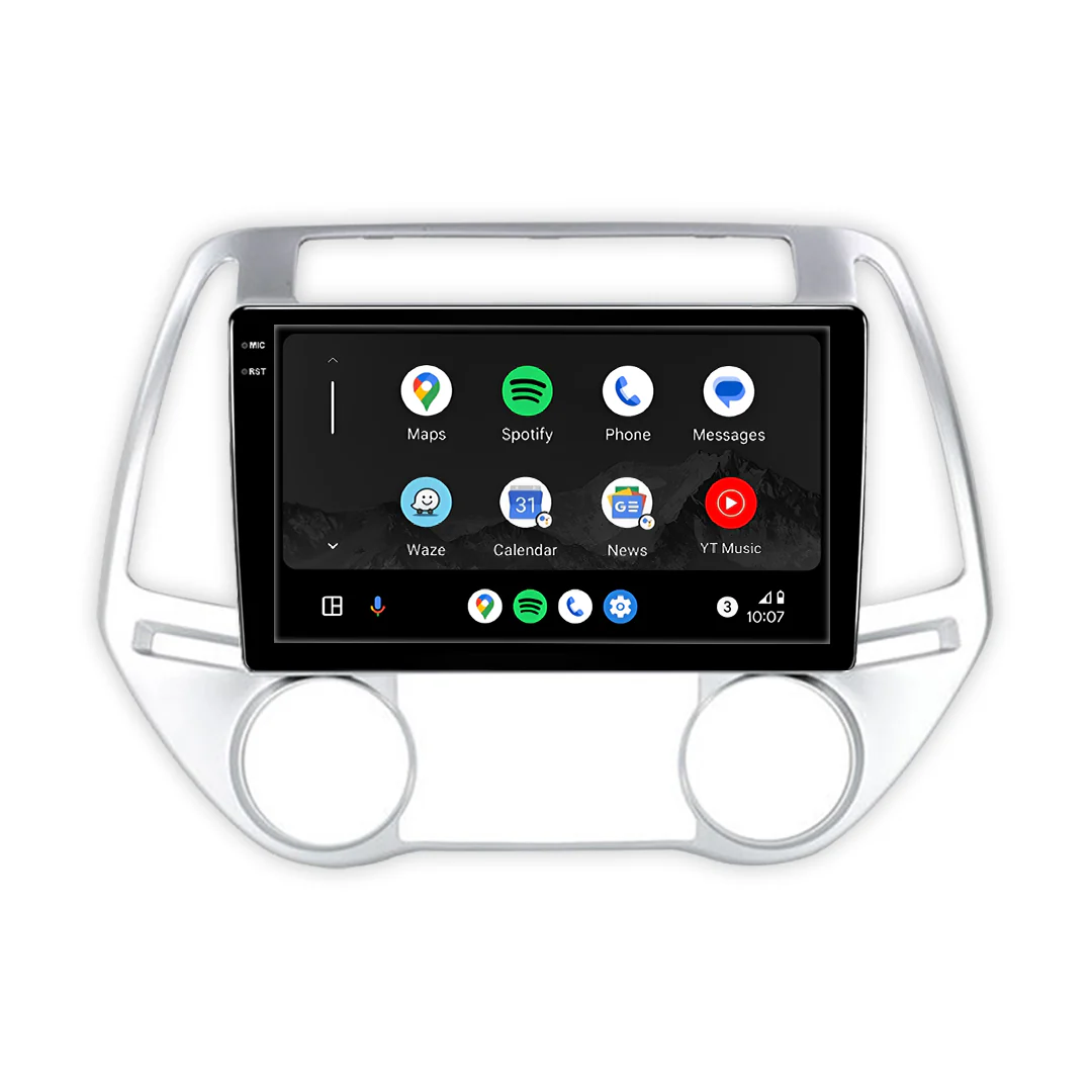 Hyundai i20 PB Series 1 / 2 (2008 - 2014) 9" Wireless Android 16 Head Unit for Apple CarPlay / Android Auto - Image 3